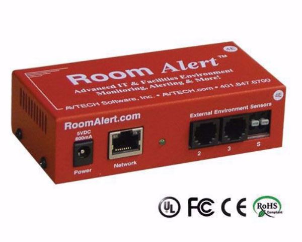 Room Alert 4E-Server monitorizare temperatura, umiditate, curent | RA4E-ES1-WAS