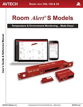 Room Alert Server User Manual S Models - En