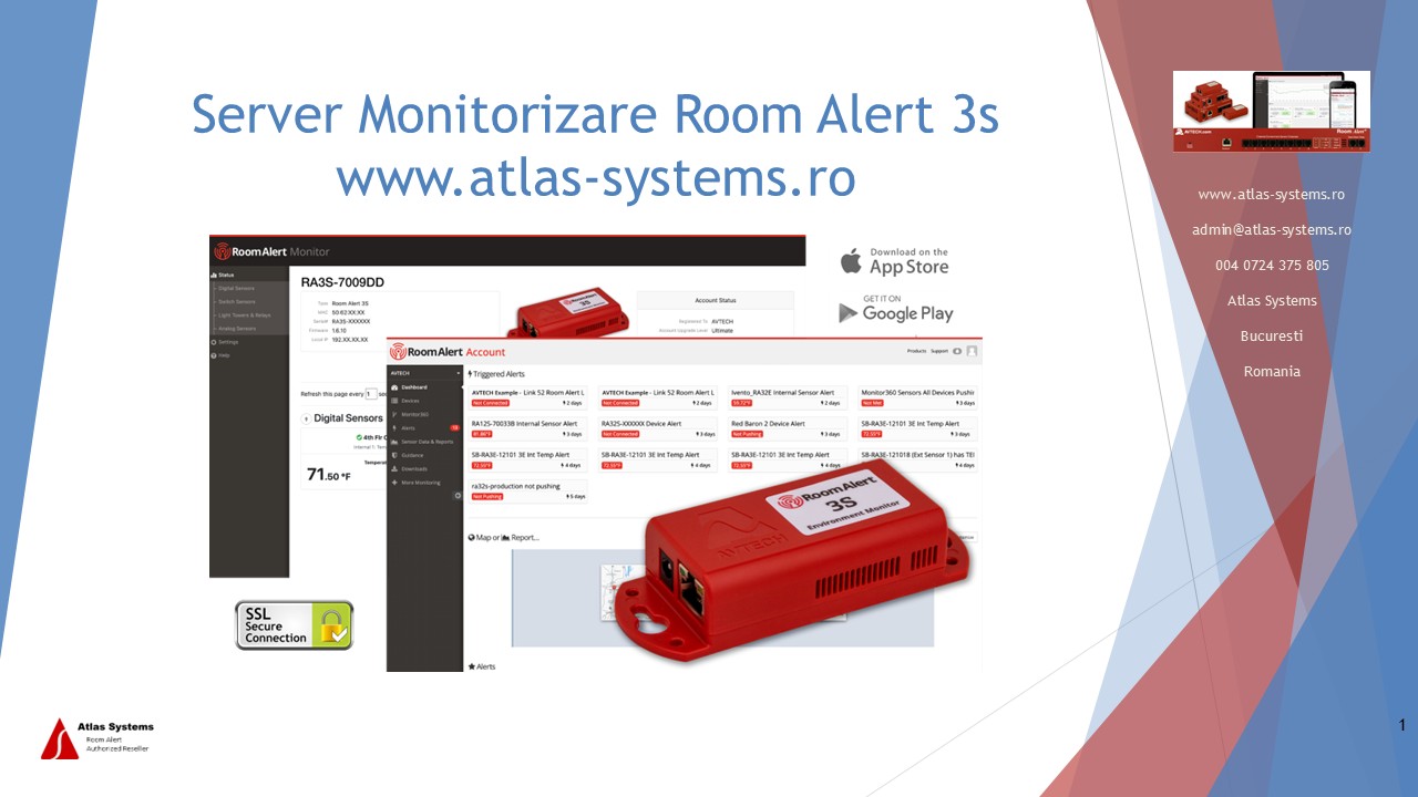 Prezentare Room Alert 3s